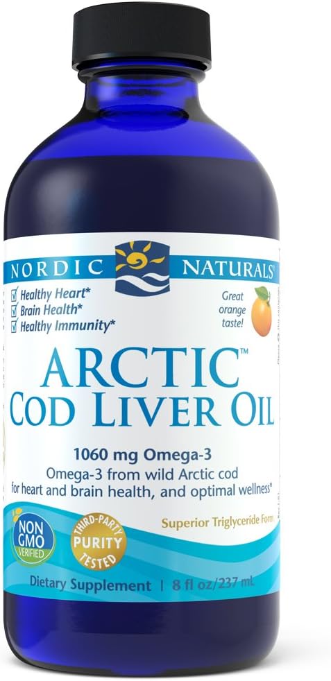 Nordic Naturals - Arctic CLO, Heart and Brain Health, and Optimal Wellness, Orange8 Fl Oz (Pack of 1)