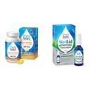 TheraTears Omega 3 Supplement, 1200 mg, 90 ct ( 1) ve SteriLid Eyelid Cleanser ve Face Wash, rahatsız edici Gözler için, 2 fl oz sprey