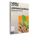 Veru Wellness Ashwagandha Patch - Stres Yardımı, Doğal Mood Destek, Stres, Enerji ve Odak Destek Patch (60 Kont)