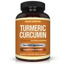 Arazo Beslenme Turmeric Curcumin with BioPerine 1300 mg with Black Pepper - Ortak Destek Beslenme Supplements -% 100 Herbal Tumeric Root Capsules