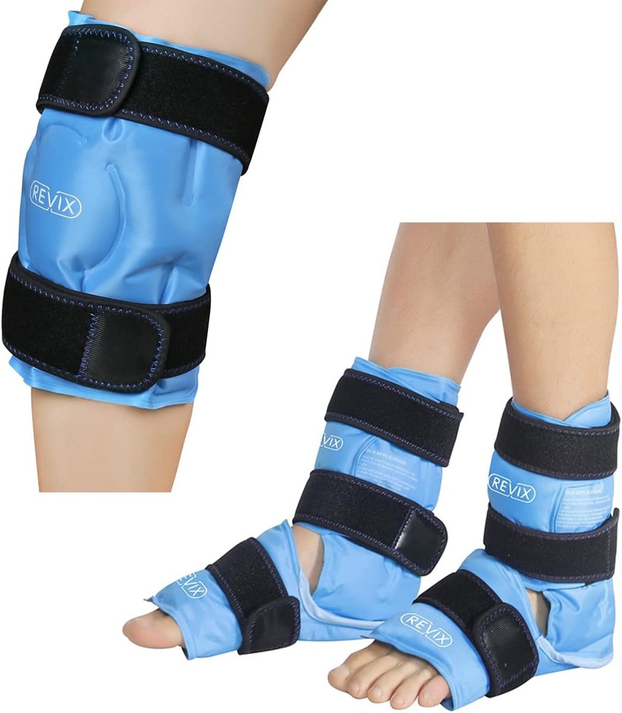 Diz Ağrısı Yardımı için IVIX Buz Paketi, Diz Injuries için Reusable Gel Buz Paketi ve Injuries Reusable Gel Buz Paketi