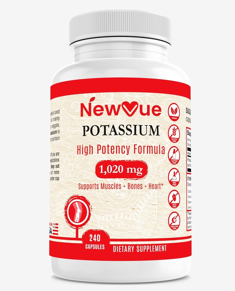 NewVue P properties Supplement, 1020 mg,120 Servisler, 240 kapak
