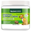 Herbion Evcil hayvanlar Probiyotiks & Enzymes ile Chews, 120 Soft Chews, Daily Digestive Enzymes ile iyileştirilmiş Gut Health için, Minimum 2 Milyar CFU'lar için ABD'de Yapıldı