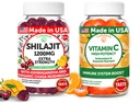 Lunakai USA Shilajit & Vitamin C Yüksek Potency Gummies Sche – Enerji ve Immune Desteği – Non-GMO & Delicious