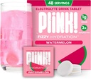 Plink! Yetişkinler ve Çocuklar için Fizzy Electrolyte Tabletleri - Sumelon, 48ct – Elektrolytes ile Günlük Hydration – Low Sugar, Vegan, Keto Friendly, Non-GMOMO