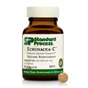 Standart Süreç Echinacea-C - Immune Sistem Desteği için Tamam - Günlük Vitamin C Dose - Gluten-Free, Non-Dairy & Non-Soy - 90 Tabletler (90 hizmet)