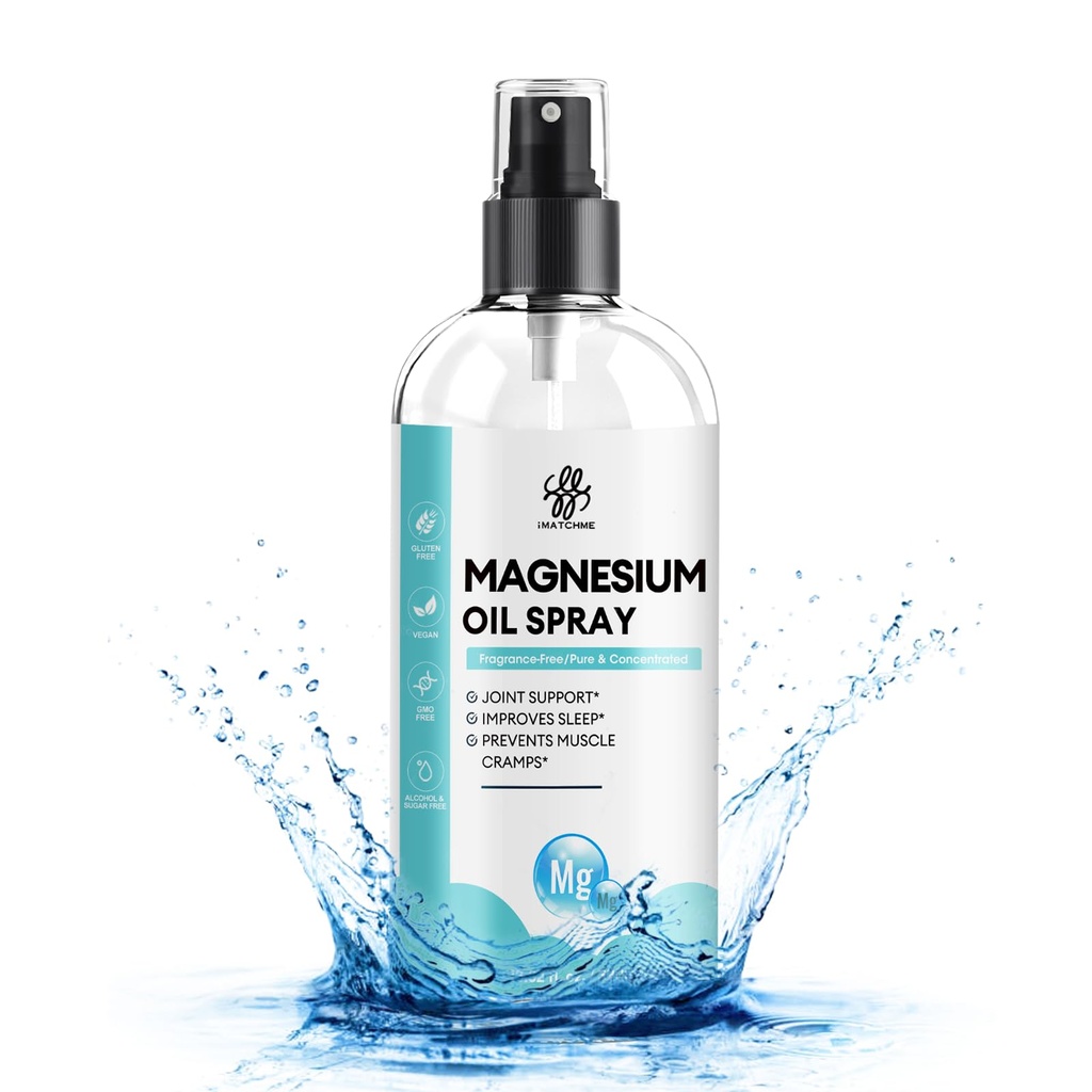 Magnezyum Oil Mix - Family Dimension13.19 oz Magnezyum Oil for Feet & Body -Pure, Topical - Leg Cramps, Ortak Sağlık & Uyku Desteği, Nourish Skin & Hair - Natural, Antik Minerals