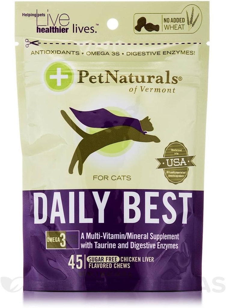 Pet Naturals Daily Best for Cats (45 sayı)