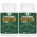 Liposomal Fisetin Supplement, 2000MG, 98 Saf Fisetin Polyols Antioksis, Quercetin, TMG ve Resveratrol, Sağlıklı Ağlama, Bilişsel Destek, 120 Capsules