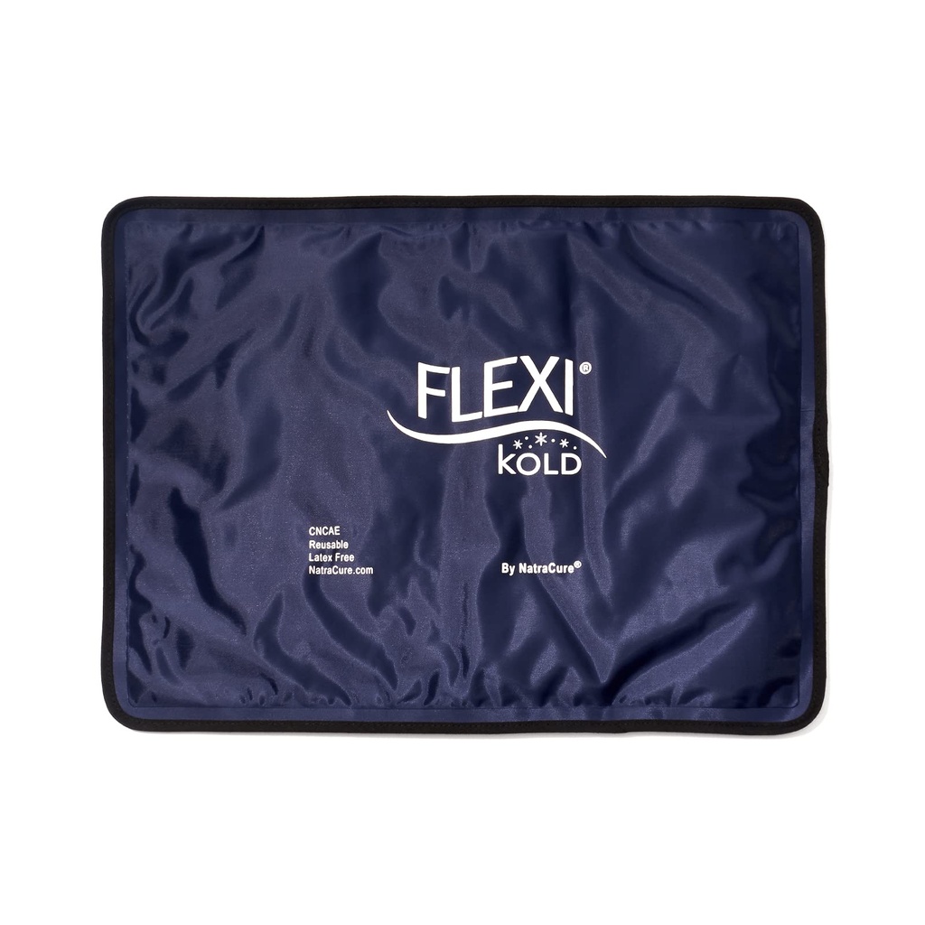FlexiKold Gel Buz Paketleri (Standart Büyük: 10.5” x 14.5) Injuries Reusable, Back Pain Relief, Diz, After Surgery, Ice Pack for Diz, Omuz - 6300-COLD by NatraCure
