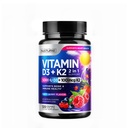 D3 K2 - Çekilebilir Vitamin D 5000 İ & K2 MK-7 100 mcg - 2 in 1 Vitamin D K2 Supplement Chews - Immune, Heart, & Bone Support - Non GMO - Tasty Berry Flavor - 120 Chewable Tabletler - 2 in 1 Vitamin D K2 Supplement Chews - Immune, Heart, & Bone Support - Non GMO - Tasty Berry Flavor - 120 Chewable Tabletler