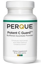 PERQUE Buffered Vitamin C Ascorbate Toz - pH Dengeli, Vejetaryen, Allergen-Free C Supplement - Fast-Acting Antioksi Support -Effervescent Toz, Magnezyum, Pyum & çinko - 16 ozzz