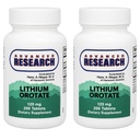 Nutrient Carriers Advance Research Lityum Orotate 120 Mg 200 Tablet (Pack of 2)