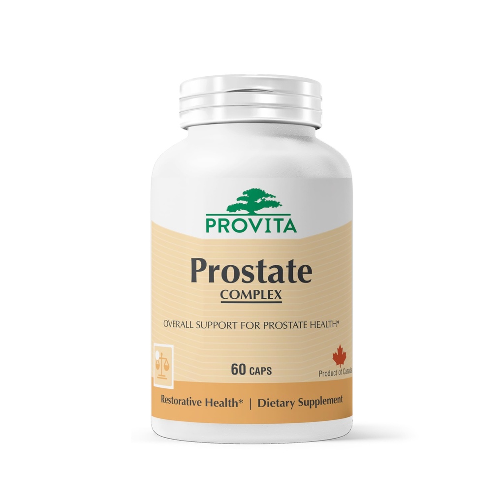 PROVITA Prostate Kompleksi | Prostate Health Supplement for Men with Saw Palmetto, Beta-Sitosterol & Pygeum | Destekler Urinary Flow, Sağlıklı Prostate & Antioksi Özellikler Özellikleri
