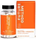 FUTURE METHOD Synbiyotik Prebiyotiks for Men & Women - Probiyotiks & Prebiyotik Supplement for Digestion, Immunity & Regularity (60ct)