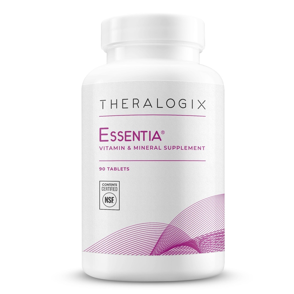 Theralogix Essentia Multivitamin for Women - 90-Day Supply - Women's Daily Multivitamin - Destekler Immune Health & Bone Health - Vitamin C, Vitamin D, çinko & More - NSF sertifikalı - 90 Tabletler