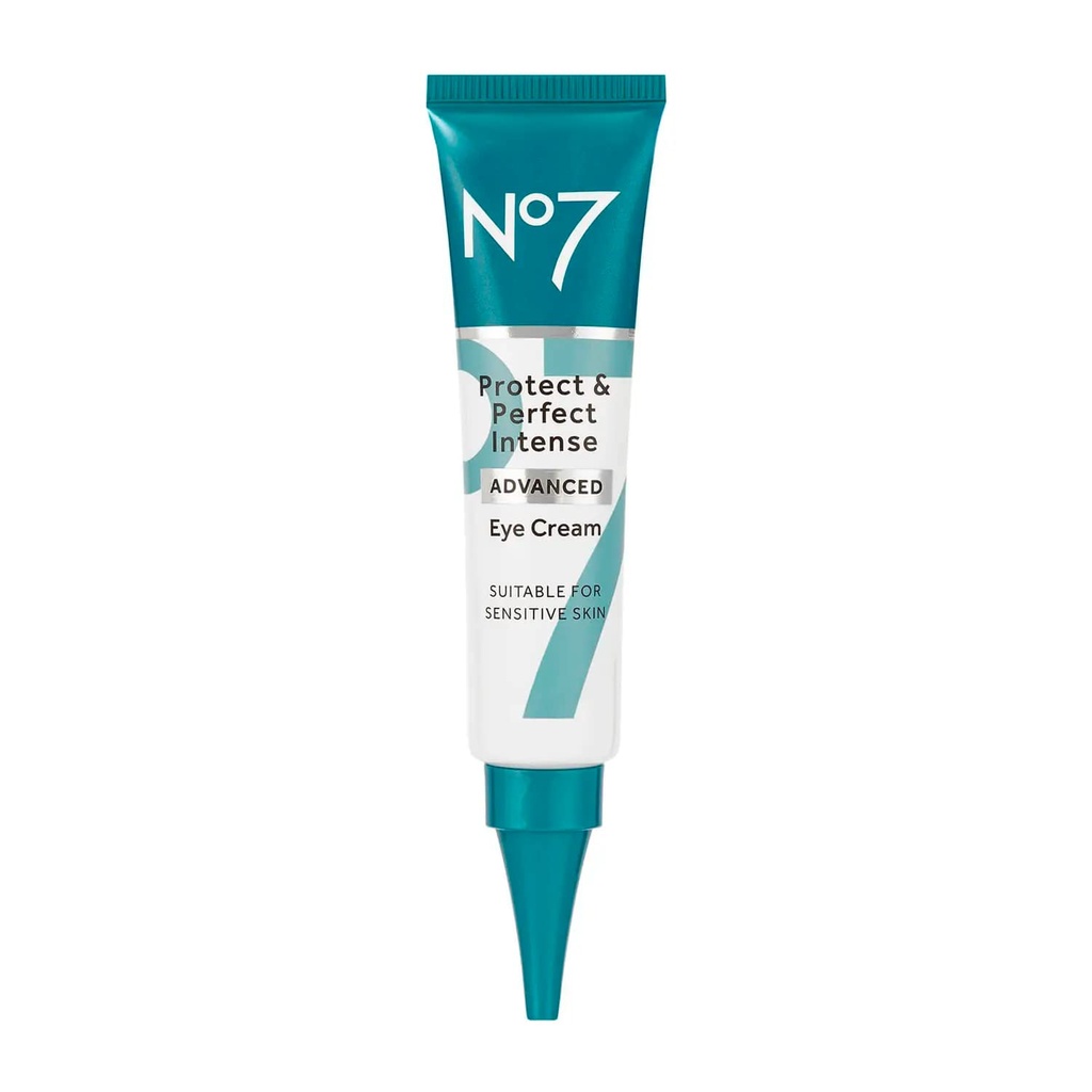 No7 Koruma ve Mükemmel Göz Kremi - Dark Circles için Gelişmiş Göz Kremi - Hydrating Hyaluronic Acid ve Nourishing Shea Butter to Revive Tired-Baking Eyes (0.5 Fl Oz)