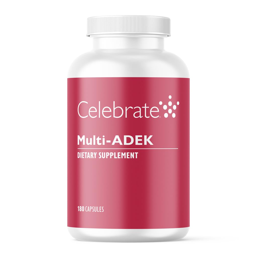 Çok ADEK, Iron Free - Daily Bariatric Multivitamin, Yüksek Vitaminler A, D, E, K & B12 for Duodenal Switch Cerrahi Hastaları (180 Capsules)