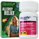 Sağlıklı Surplus® Vital Volumes Tips Card & Equate Antivirüs Relief Diphenhydramine HCL, 25 mg 100 Tablet