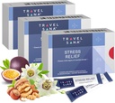 Stres Yardım |Passionflower 200 mg |Vitamin B6 ve B12 |Premium | Doğal Tamam |Relieves Stres Seyahat ederken |Fast-Acting | 10 Sticks (Pack of 3)