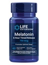 Life Extension Melatonin 6 Saat Zamanlı Yayın, 750 mcg, Extended-Release for Gentle Sleep Support, Sağlıklı sirdian Rhythms, Cellular Defense, Gluten-Free, Non-GMO, Vegetarian, 60 Tabletler