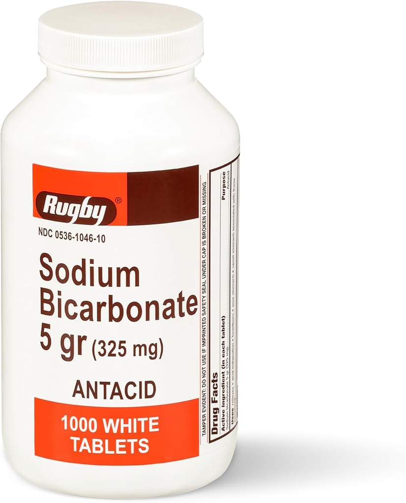 Rachel Bikarbonate 325 mg Antacid Tabletleri - Kalpburnu, Sour Stomach & Indigestion, 1000 (1-Pack)
