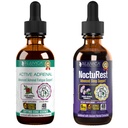 Aktif Adrenal + NoctuRest - Destekler Adrenal Sağlık + Daha İyi Aborpsiyon için Uyku- Sıvı Teslimat - Rhodiola, Hops, Holy Basil, Melatonin, Ashwagandha & More!