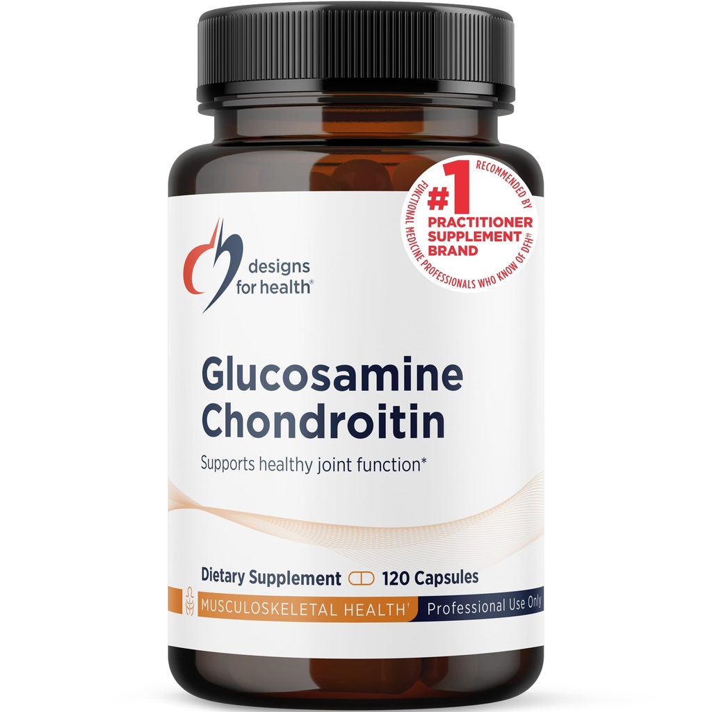Health Glucosamine Chondroitin - Glucosamine Sulfate + Chondroitin Sulfate Supplement - Supports Health Ortak Fonksiyonl (120 Capsules)