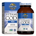 Life Vitamin Code Whole Food Multivitamin for Men - 240 Capsules, Erkekler için Vitaminler, Enerji, Kalp, Prostate Health, Vegetarian Men's Multivitamins