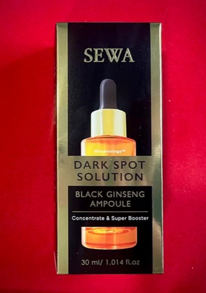 Sewa Dark Spot Çözüm Black BTC Ampoule Temp & Super Branson 30 ml. Malasma Tedavisi, 1.01 Fl Oz (Pack of 1), 1 Paket