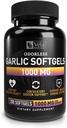 Odorless, Supplement | hizmet başına 1000 mg | Kalp Sağlığı, Circulation ve Immune System | GMP sertifikalı, Non-GMO, 3rd Parti Test Edildi | 200 Capsules