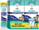 GuruNanda Hydration Support Drink Mix - Elektrolyte Toz Paketleri Dehidrasyon, Egzersiz ve Enerji - Sweeteners, Non-GMO, Natural Lemon Lime Flavor - 12 Count (0.56 oz Her)