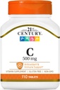 21. Yüzyıl C 500 Mg Tabletleri, 110 Kont (Pack of 3)