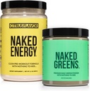 NAKED Vegan Citrus Enerji Beslenme Süper Yeşilleri Toz Organik Yeşiller Tamamladı