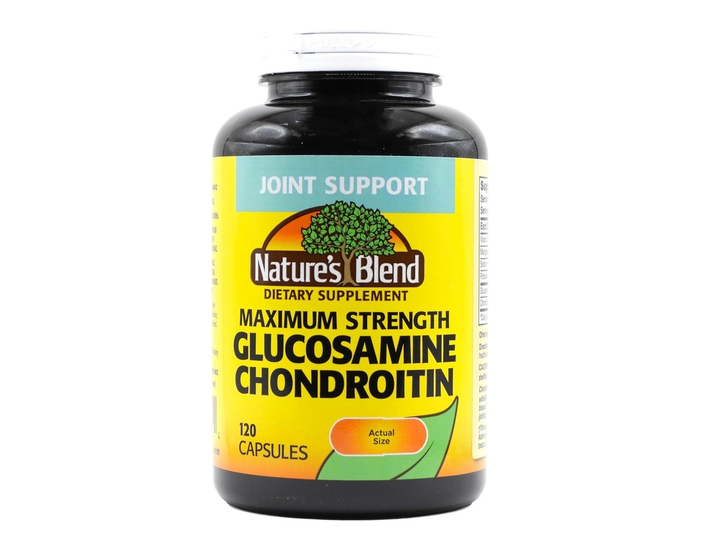 Glucosamine Chondroitin Nature's Blend tarafından en güçlü 120 Capsules