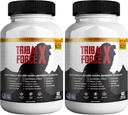 Tribal Force X Ekstra Strength Natural Supplement, 60 Tablet, Gluten Free, Non-GMO, 30 Day Supply (2)
