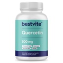 BESTVITE Quercetin 500 mg (120 Vejetaryen Capsules) - No Stearates - No Silikon Dioksi - Vegan - GMO - Gluten Ücretsiz
