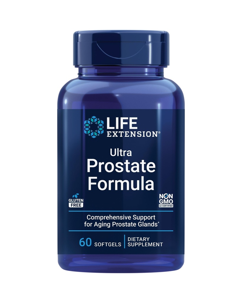 Life Extension Curcumin Turmeric & Ultra Prostate Formula with Saw Palmetto, 60 Capsules & 60 Softgels Sche