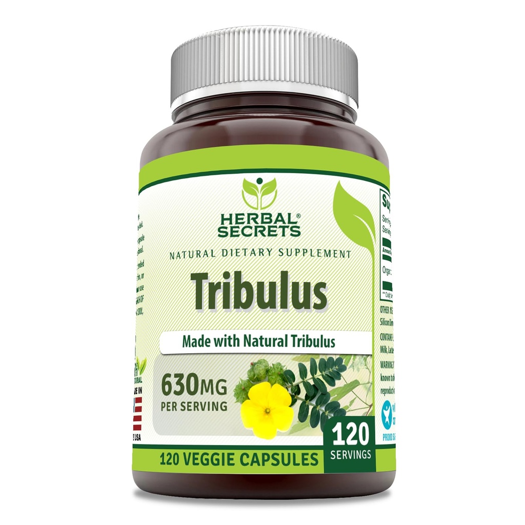 Herbal Sırları 630 Mg 120 Veggie Capsules Supplement | Non-GMO | Gluten Free | Made in USA