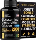 Glucosamin Chondroitin MSM Capsules - Yetişkinler için Ortak Destek Supplement, 2800 mg Triple Strength Vitaminler: Glucosamine HCL, Chondroitin Sulfate with OptiMSM - 120 Capsules Joint Discomfort, 120 Capsules