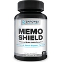 MemoShield Brain Health Supplement – Lion's Mane, Bacopa Monnieri ve Ginkgo Biloba ile Gelişmiş Memory Support – Cognitive Function and Brain Health Formula – 60 Capsules