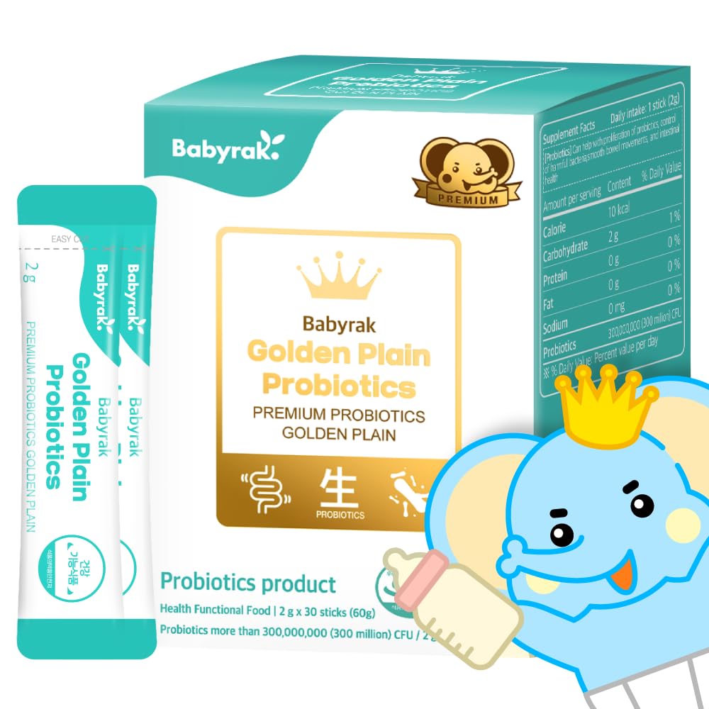 Golden Plain Probiyotiks I Prebiyotiks & Probiyotiks I No Yapay Flavors I No Sweeteners I 30 Sticks