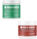 Amla Toz & Yeşil Çay Superfood Supplement, Antioksi Desteği, Hindistan Gooseberries (90 hizmet) ve Hibiscus (30 hizmet), Organik, Vegan