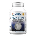ANDREW LESSMAN Night Time 60 Capsules - 3 mg Melatonin, Valerian, Ashwagandha, Passionflower, Hops, Chamomile. Sabah Grogginess yok. Doğal Destek, Gentle Restful Sleep. Swallow Capsules kolay