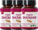 Shatavari 120 Tablets | Asparagus Racemosus (Shatavari) | USDA Organic Certified | Supports Women’s Health and Immune System | Dietary Supplement 120tab - Pack of 3