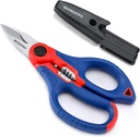 WorkPRO paslanmaz Electricians Scissors, 6.4" Professional Electrician Shears with Wire Stripper for Soft Cable (Diving Use için uygun değil)