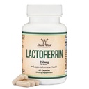 Lactoferrin 250 mg (60 Capsules) Patentli Biyoferrin Lactoferrin - Demir Eksikliği ve Immune Desteği için Üstün Demir Supplement