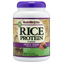 NutriBiotic – Karma Berry Rice Protein, 1 Lb 5 Oz (600g) | Low Carb, Keto-Friendly, Vegan, Raw Protein Toz | Grown & Processed Without Chemical, GMOs veya Gluten | Easy to Digest & Nutrient-Rich