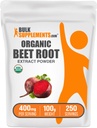 BulkSupplements.com Organik Arıt Kökleri Toz - Arıt Kök Toz, Nitrik Çimento Tamam - Vegan & Gluten Free, 100 mg per Service, 100g (3.5 oz)