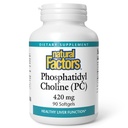 Doğal Faktörler - Phosphatidyl Choline (PC) 420 mg, Sağlıklı Canlı Fonksiyonlar, 90 Soft Gels